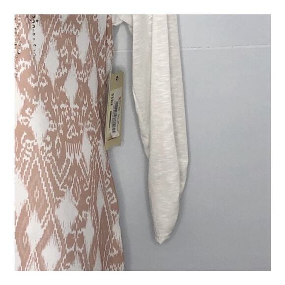 Reba On The Horizon Western Ruched Sleeve Embellished Cowgirl Blouse Medium NWT - Picture 8 of 16